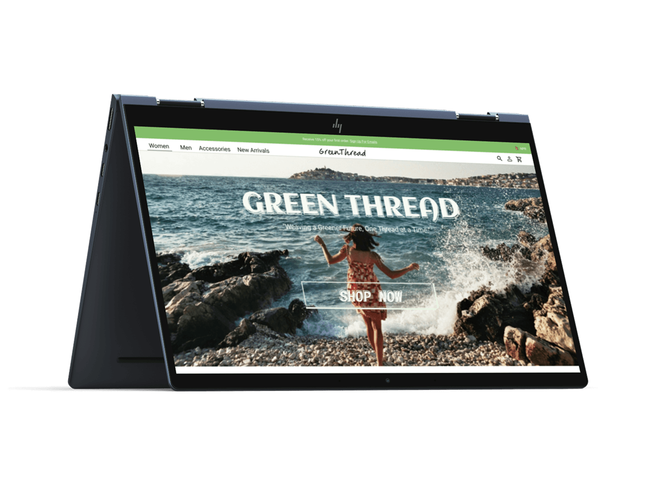 Cover image for the GreenThread E-commerce Wireframe case study